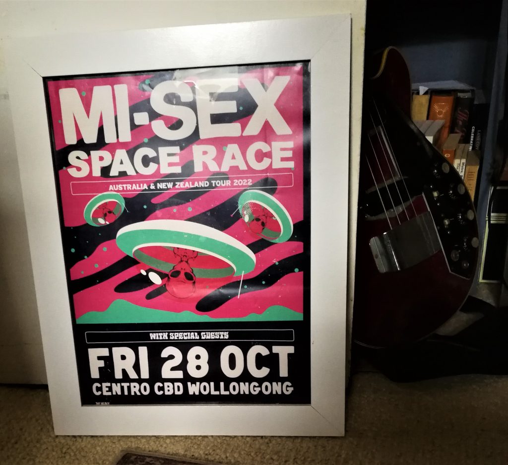 Mi Sex Space Race Australian Tour Poster Blackmore Books